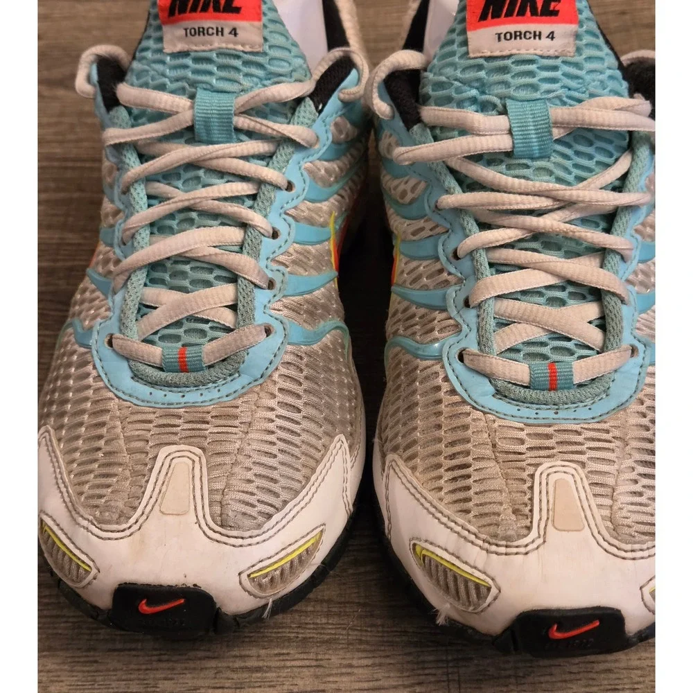 Nike Air Max Torch 4 Athletic Shoes Sneakers Womens Size 9 Gray Teal